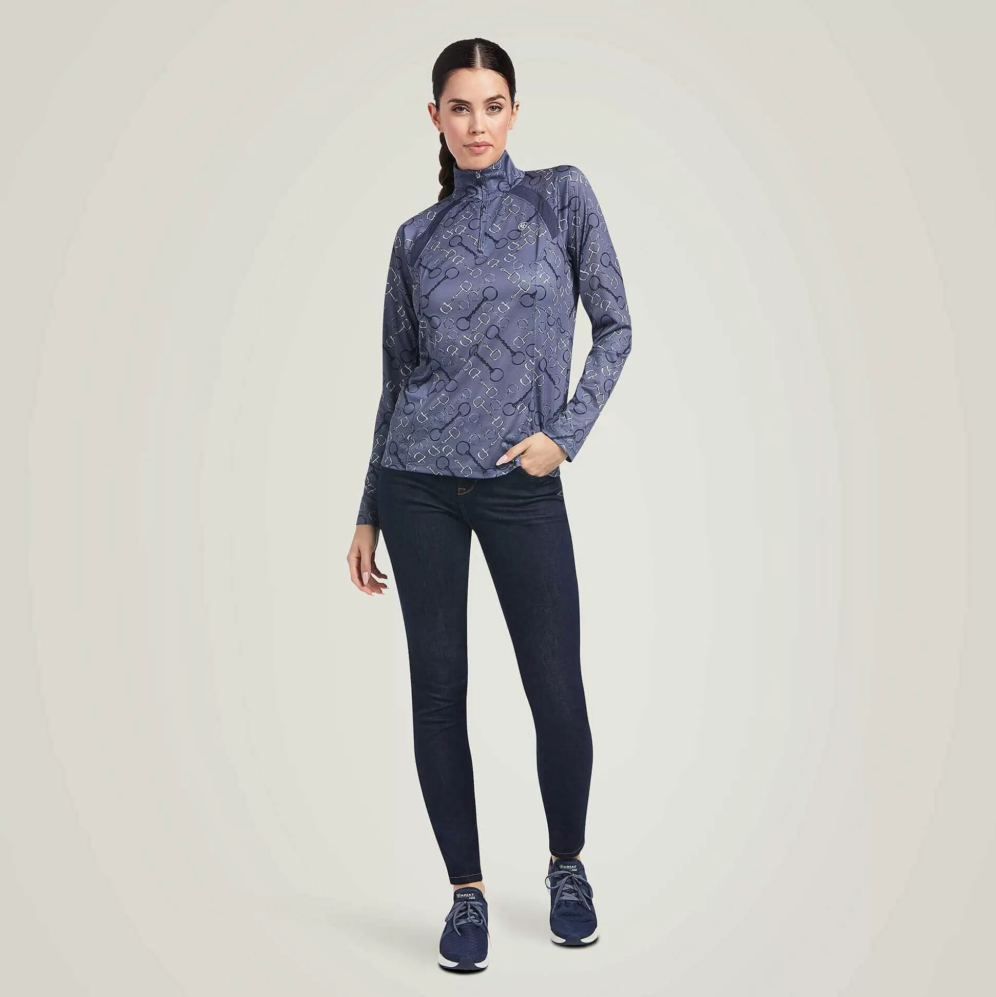 ariat T-Shirts & Tops*Sunstopper 2.0 1/4 Zip Baselayer