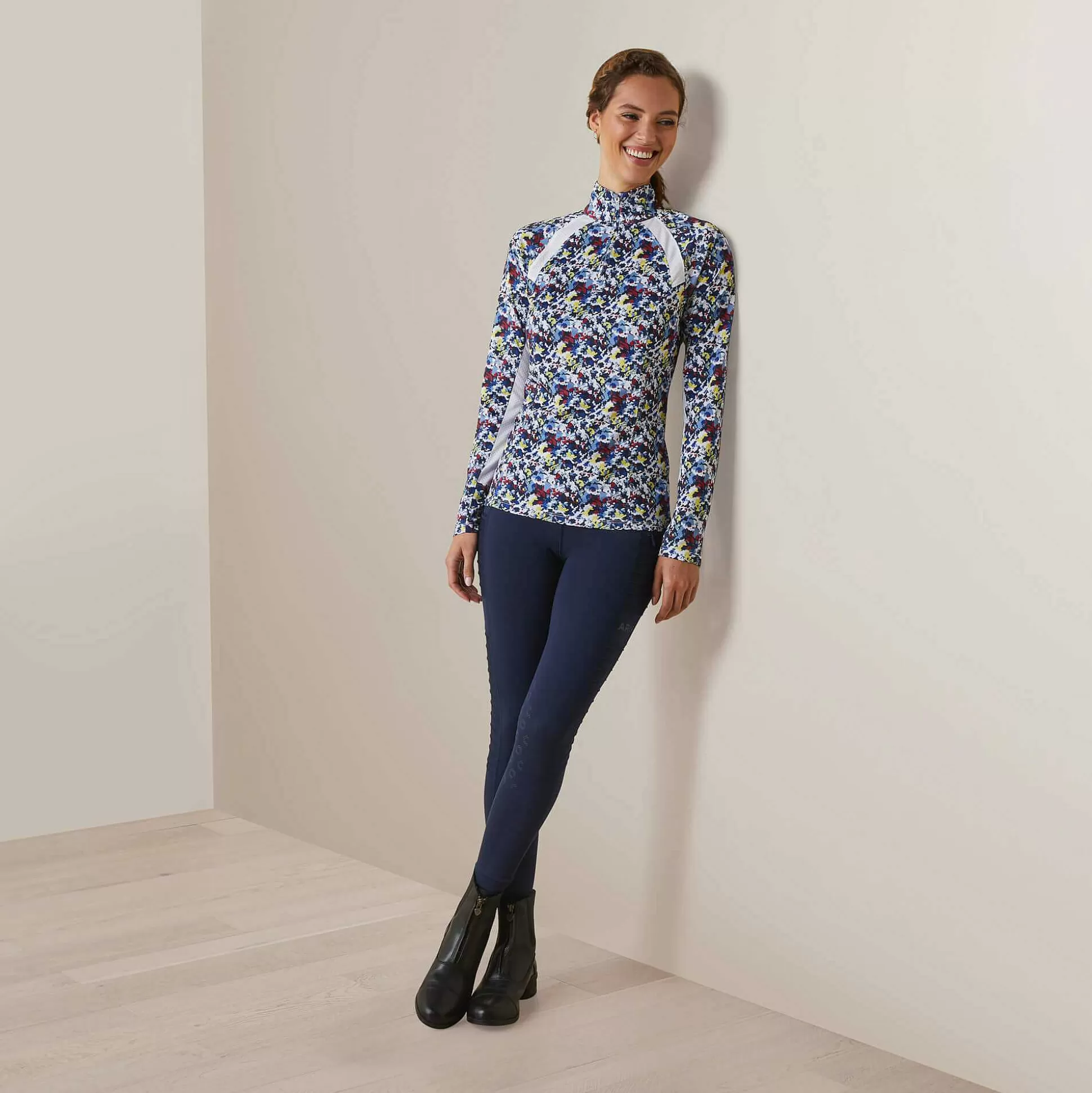 ariat T-Shirts & Tops*Sunstopper 2.0 1/4 Zip Baselayer