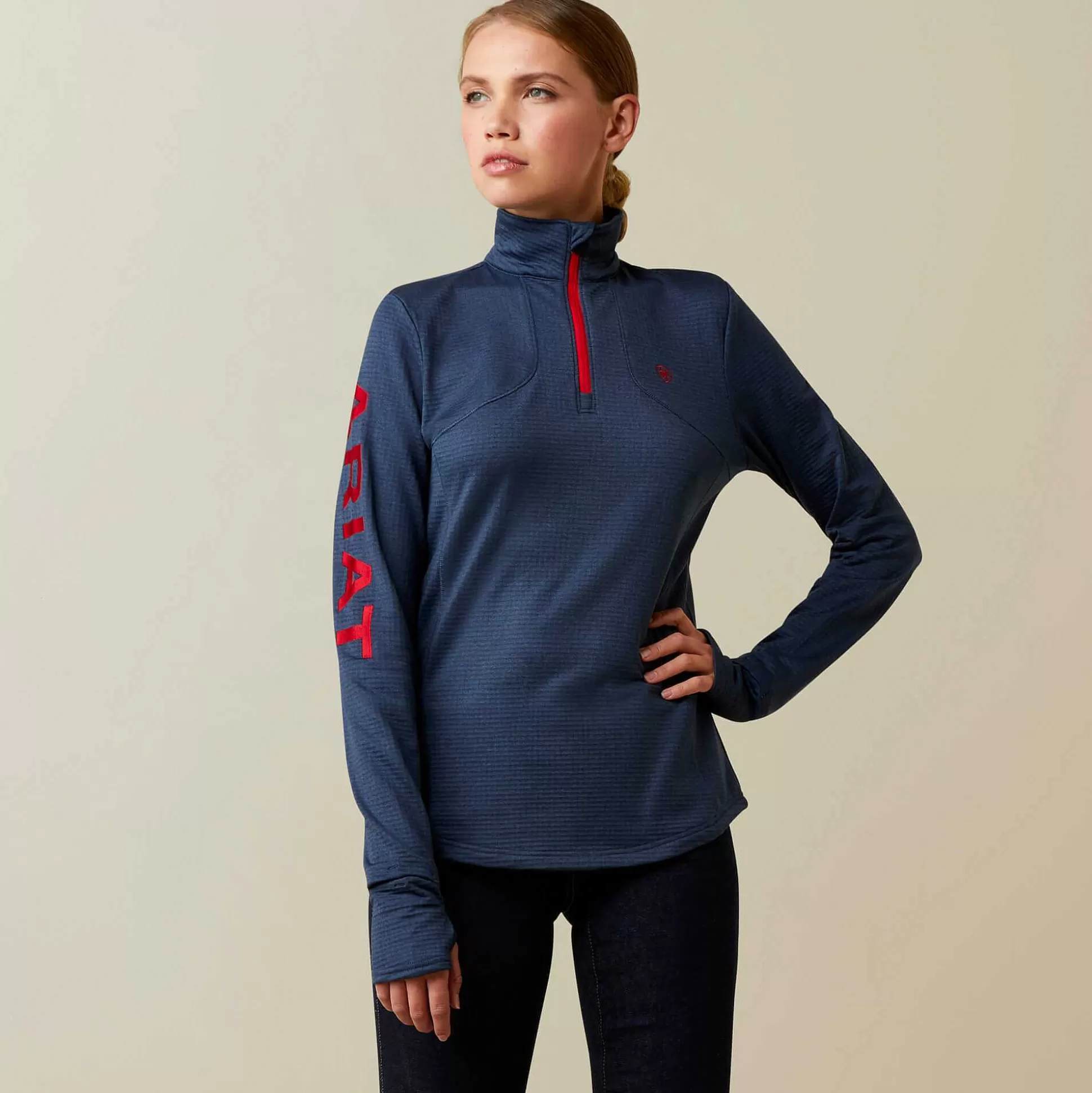 ariat T-Shirts & Tops*Team Gridwork 1/4 Zip Baselayer