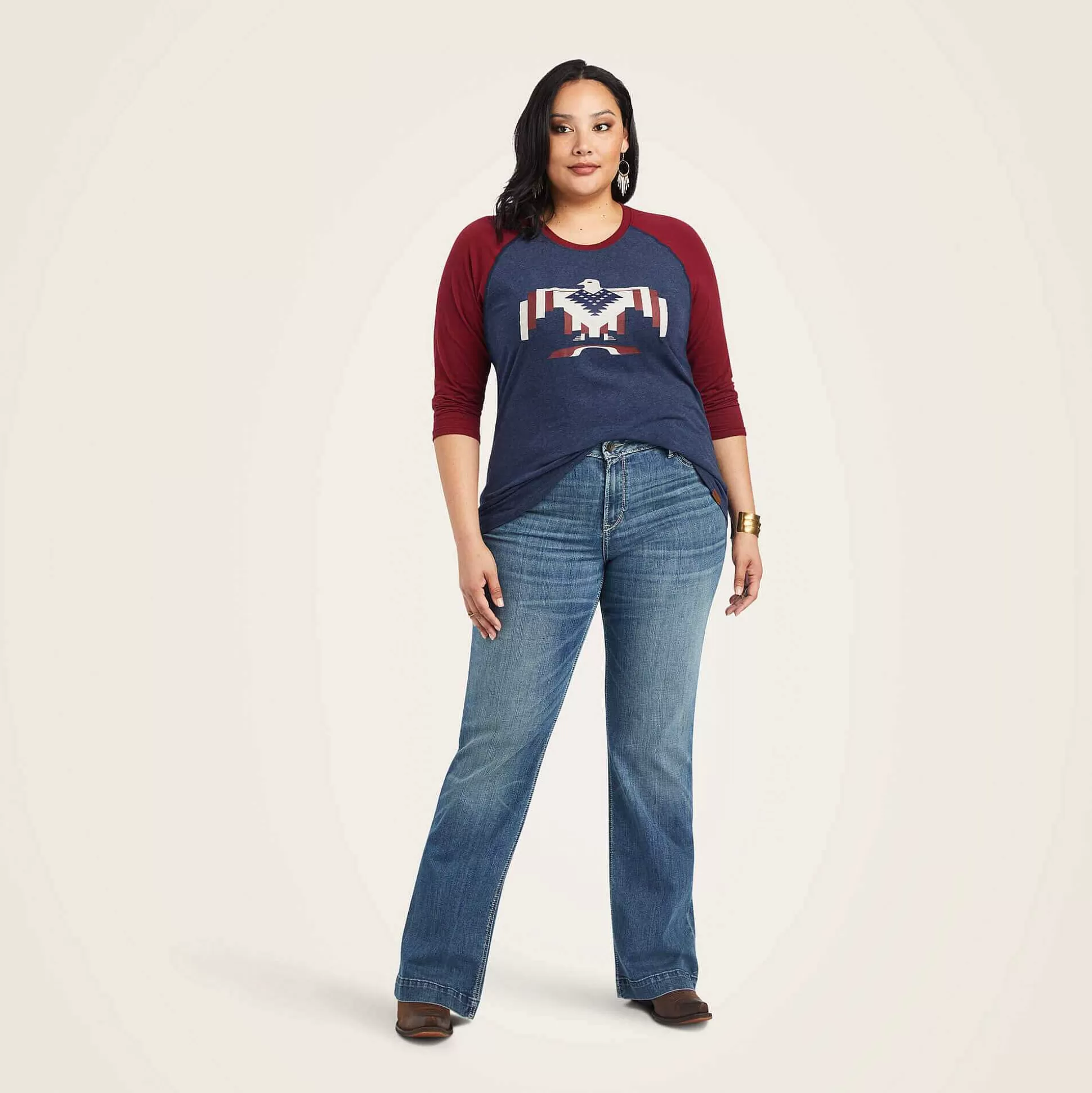 ariat T-Shirts & Tops*Thunderbird Chimayo