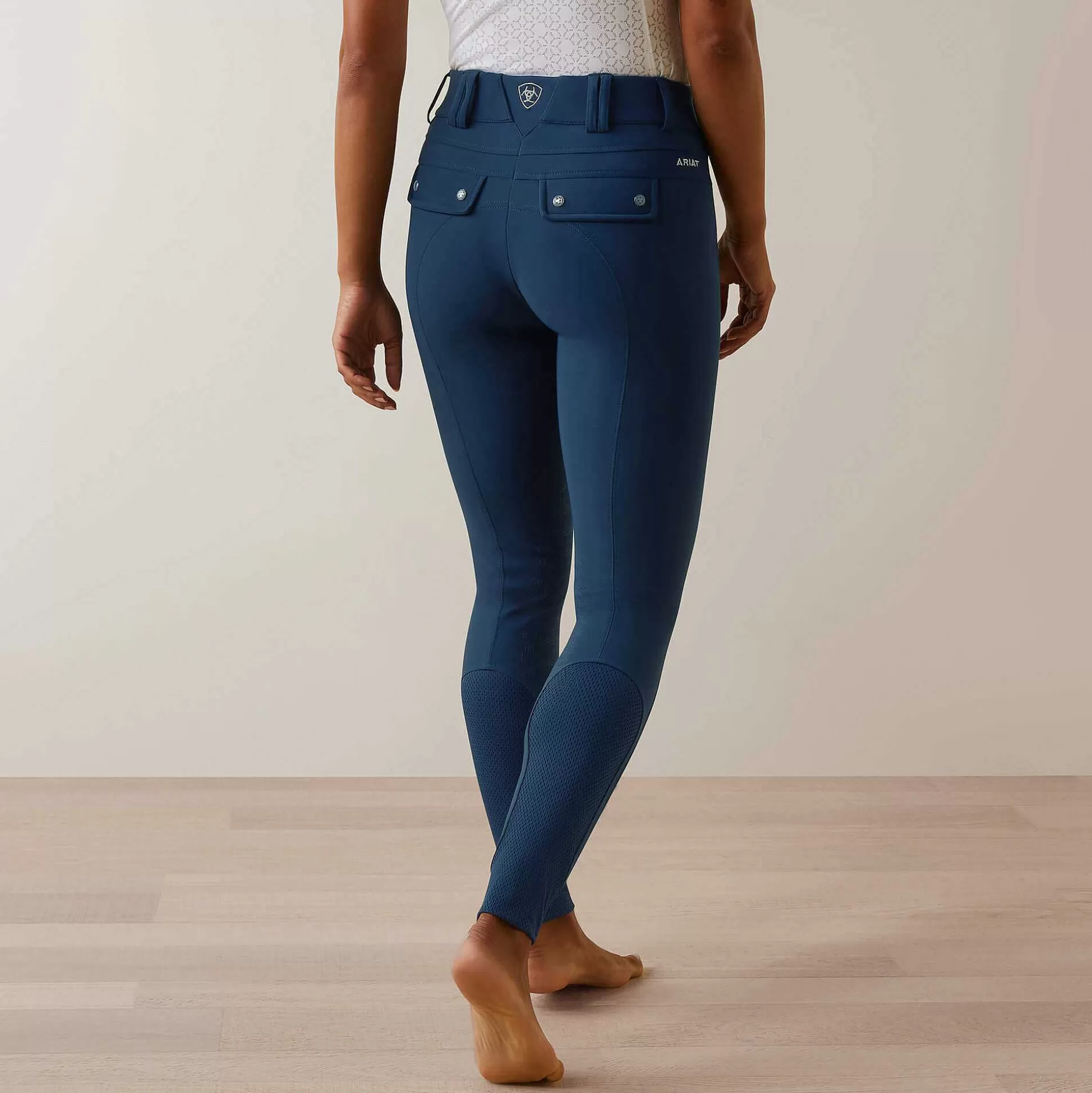 ariat English Riding*Tri Factor Grip Knee Patch Breech