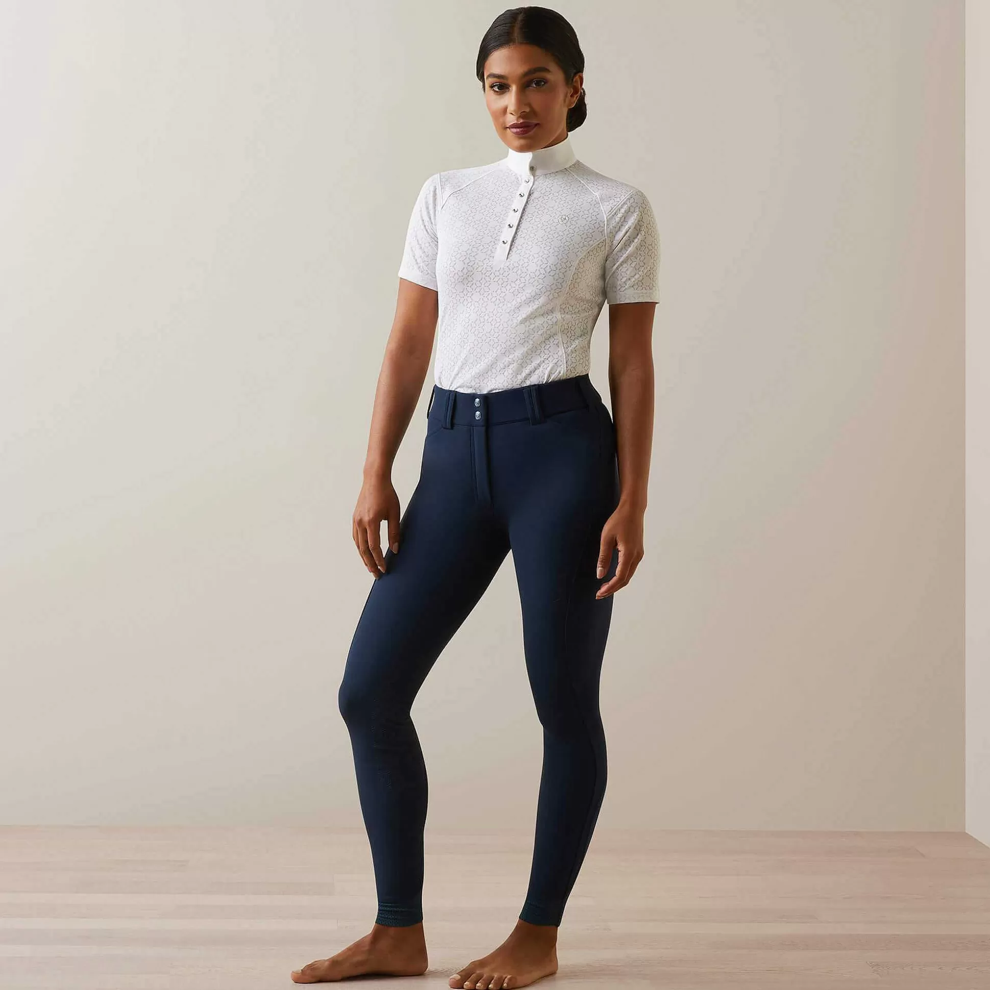 ariat English Riding*Tri Factor Grip Knee Patch Breech