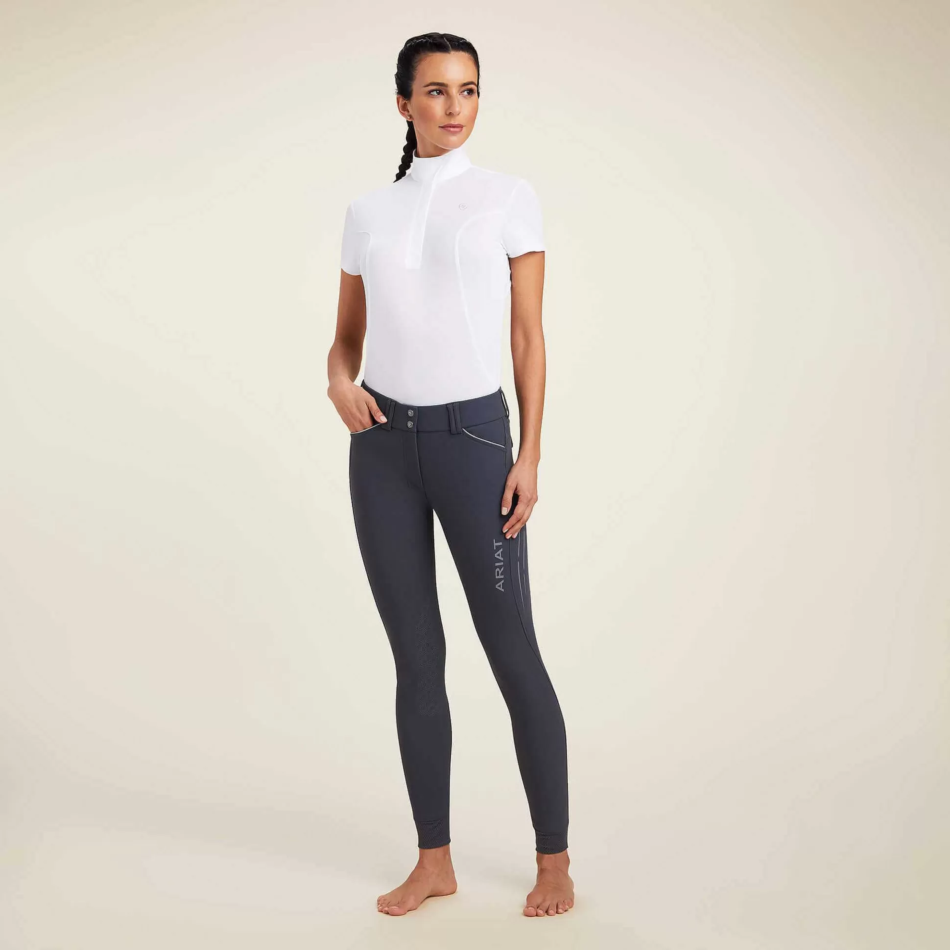 ariat English Riding*Tri Factor Lumina Grip Knee Patch Breech