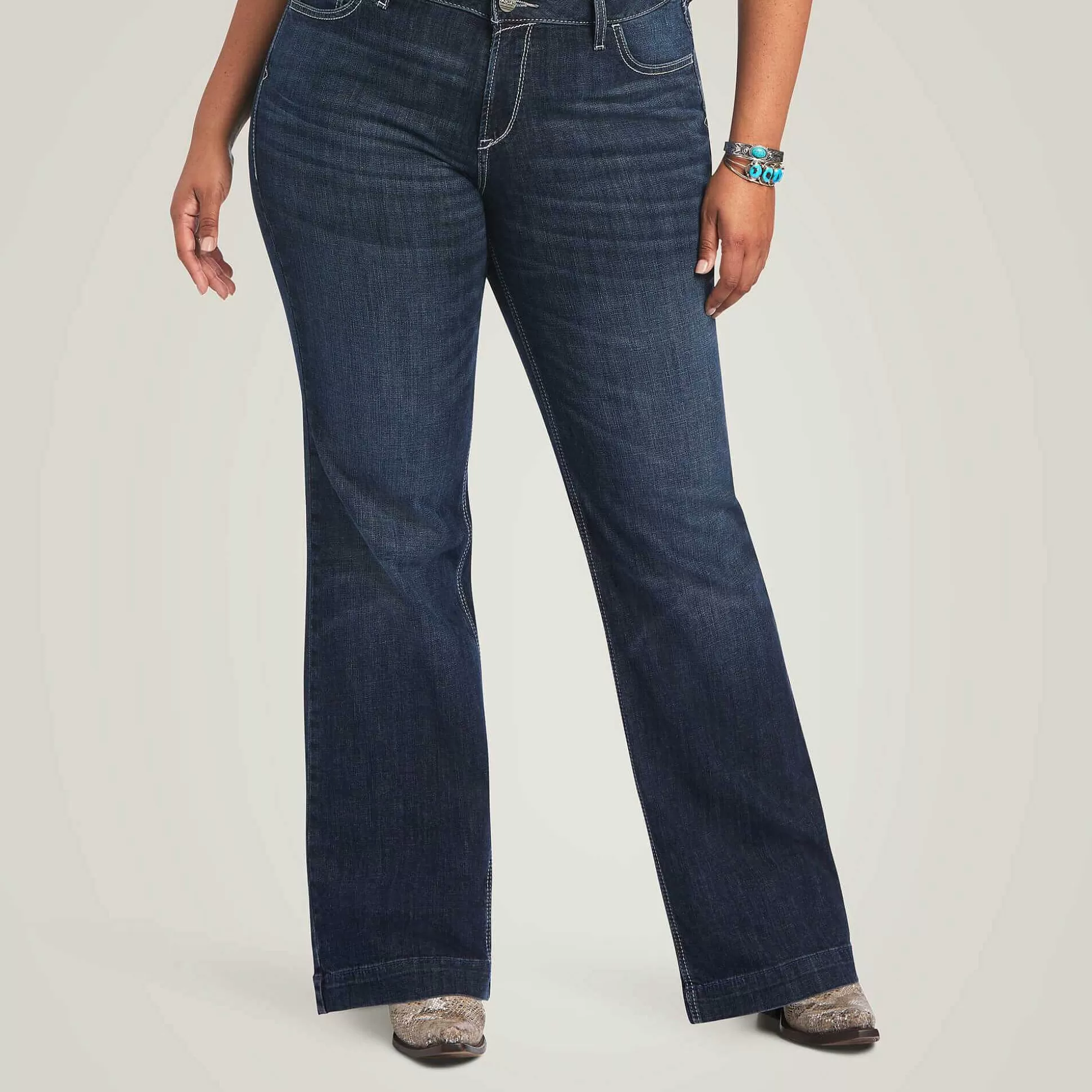 ariat Denim*Trouser Perfect Rise Aisha Wide Leg Jean