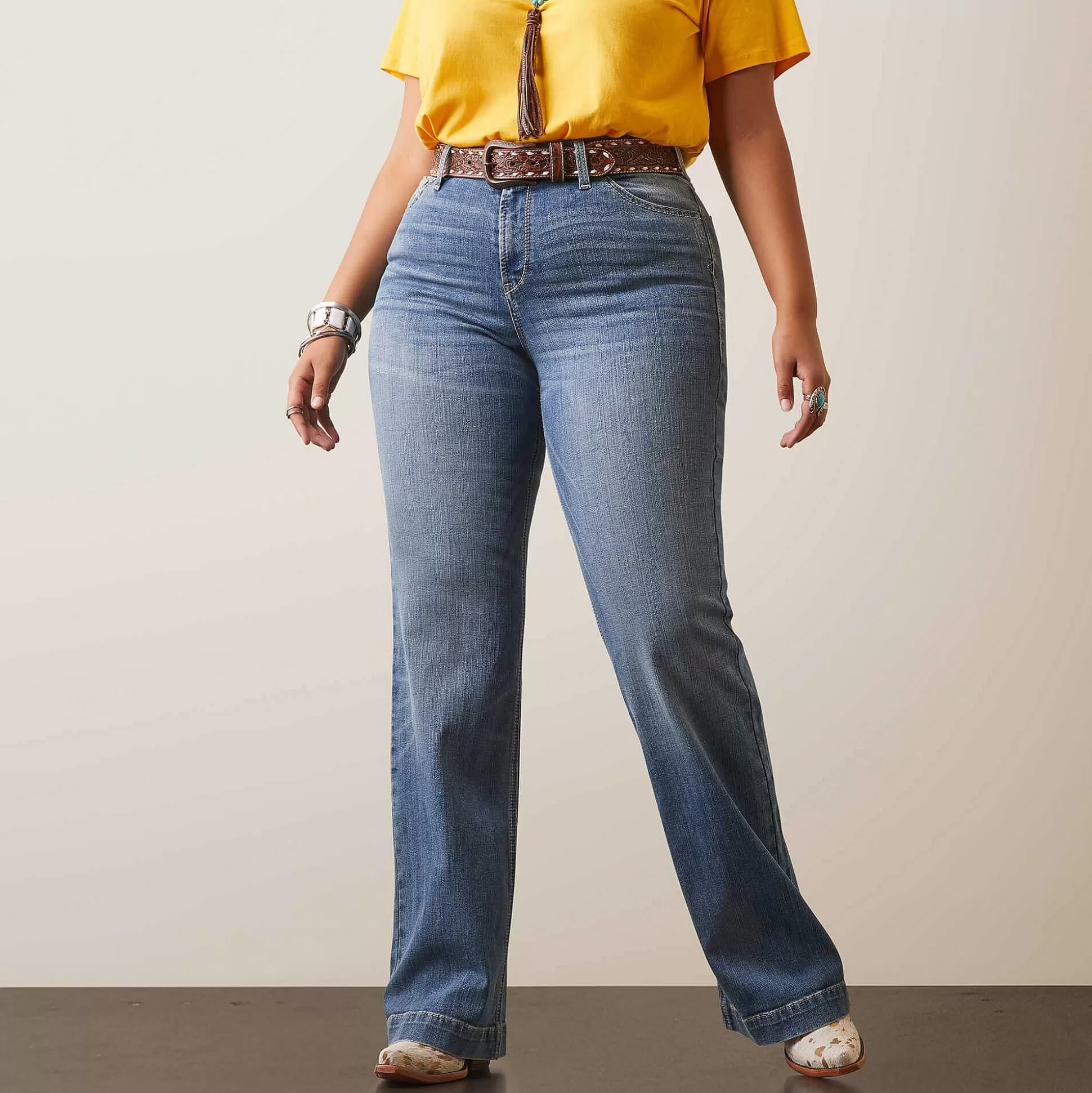 ariat Denim*Trouser Perfect Rise Angelina Wide Leg Jean
