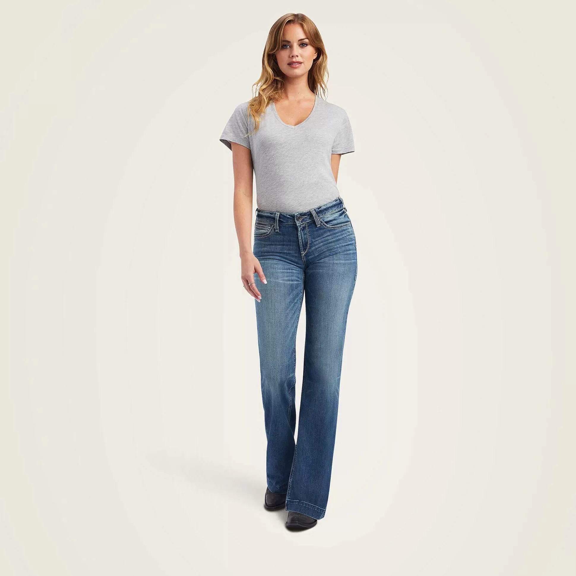 ariat Denim*Trouser Perfect Rise Chelsey Wide Leg Jean
