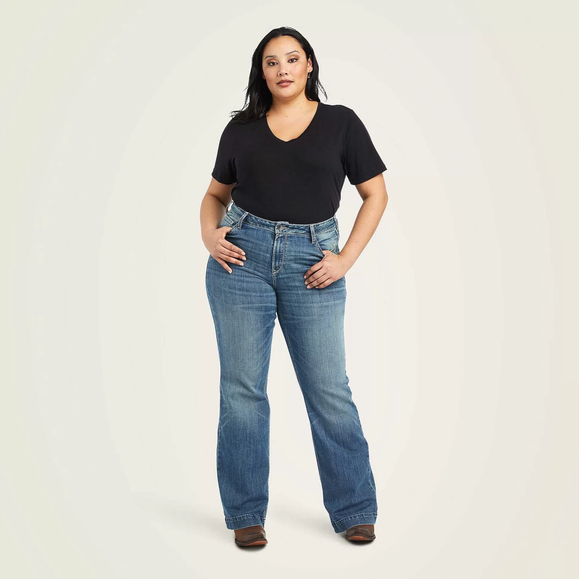 ariat Denim*Trouser Perfect Rise Chelsey Wide Leg Jean