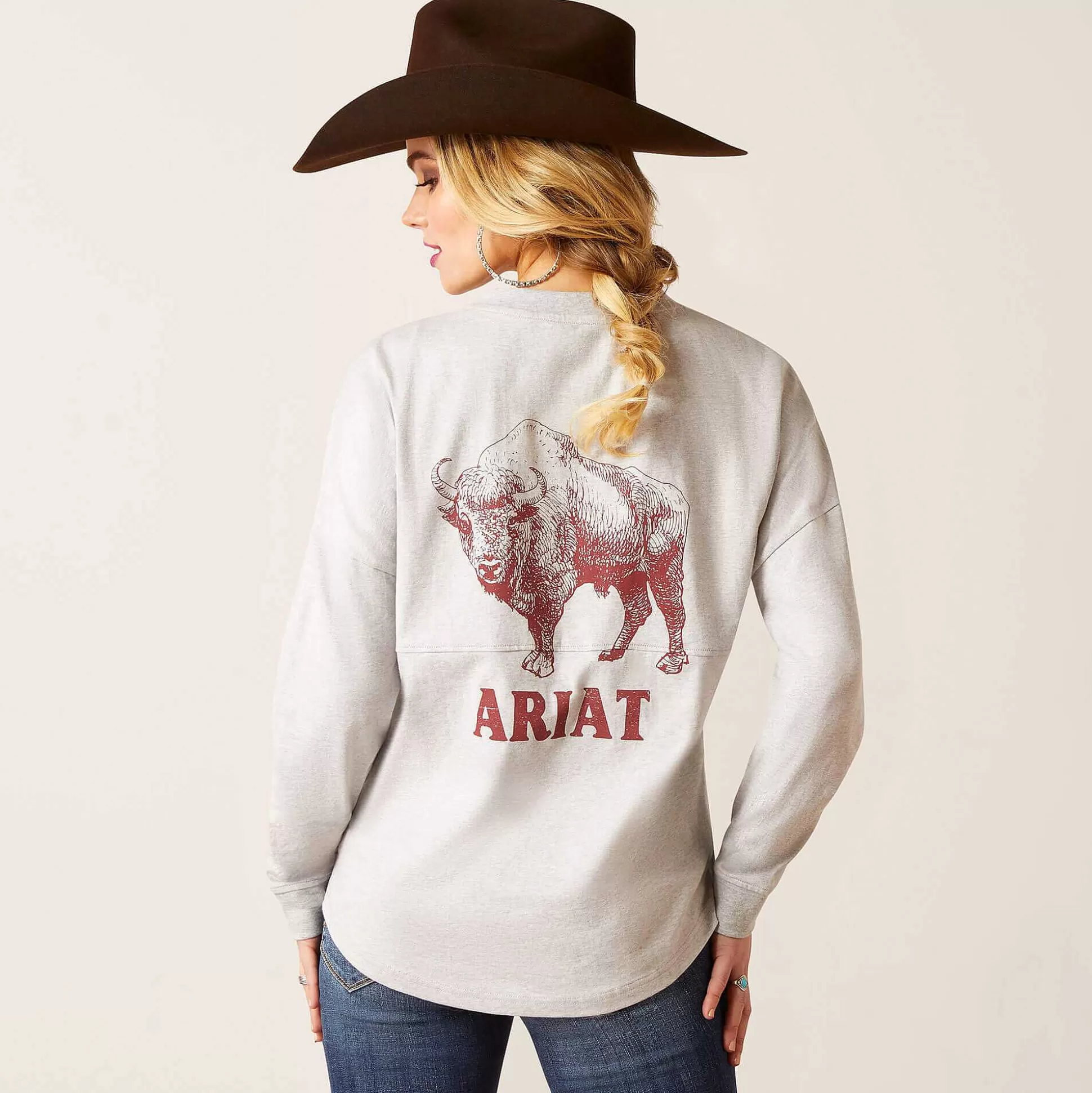 ariat T-Shirts & Tops*True West Oversized Tee