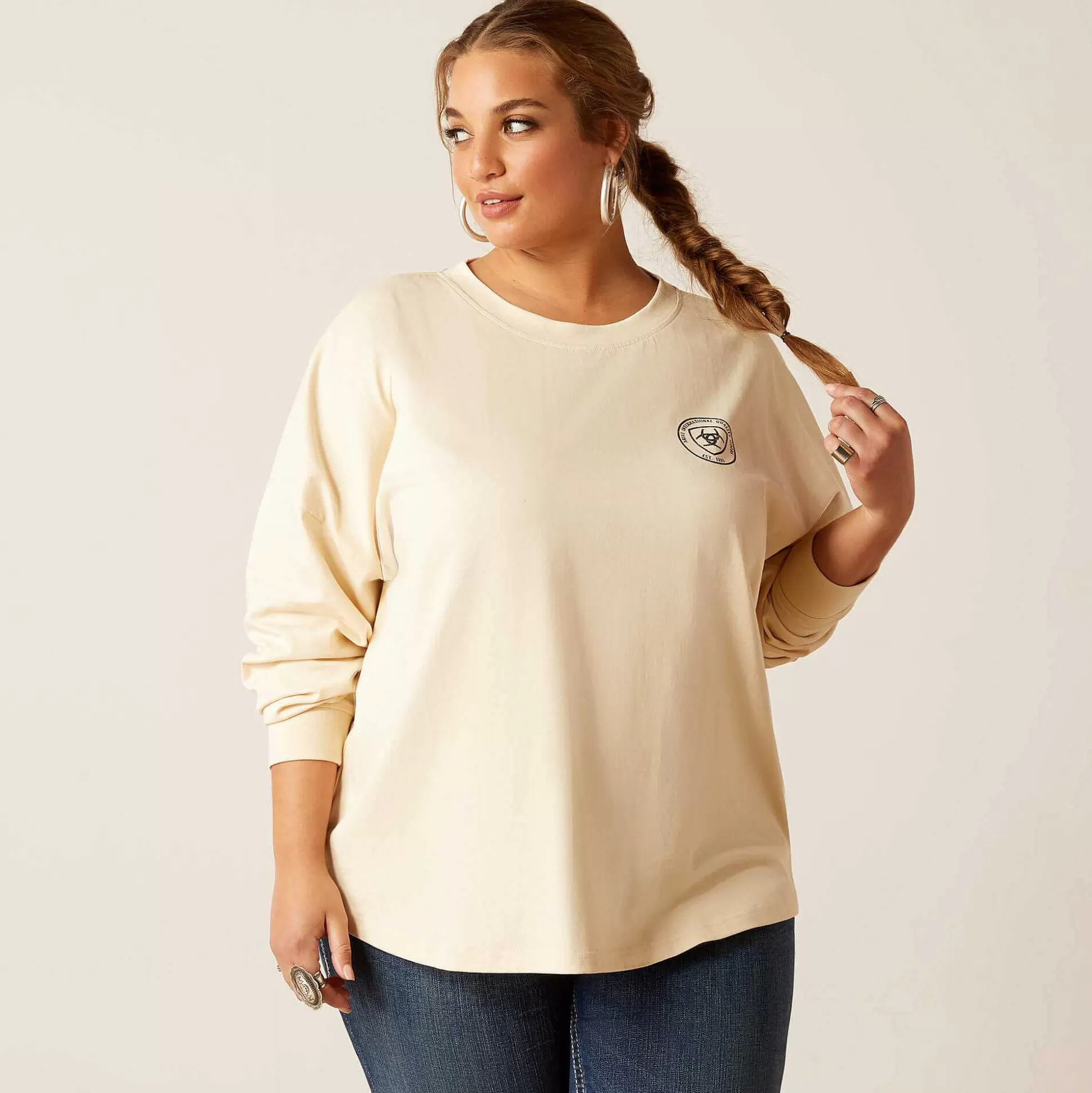 ariat T-Shirts & Tops*True West Oversized Tee