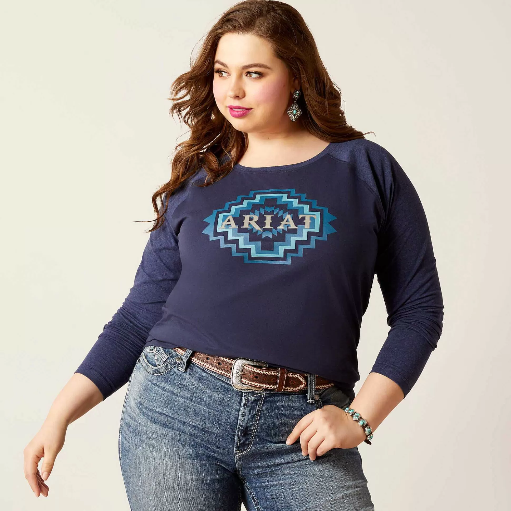 ariat T-Shirts & Tops*Tucson Baseball Tee