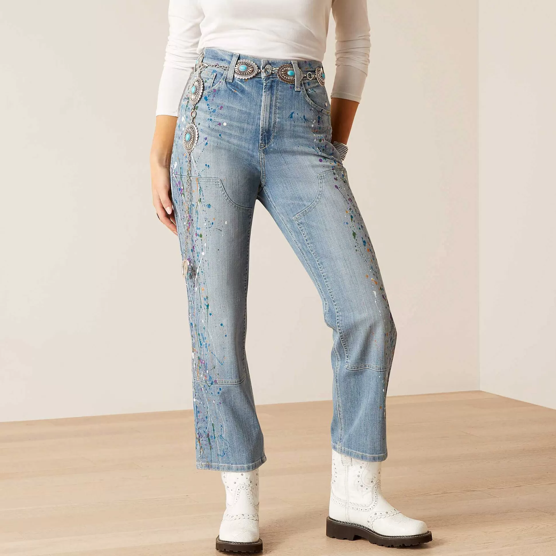 ariat Denim*Ultra High Rise Jazmine Straight Jean