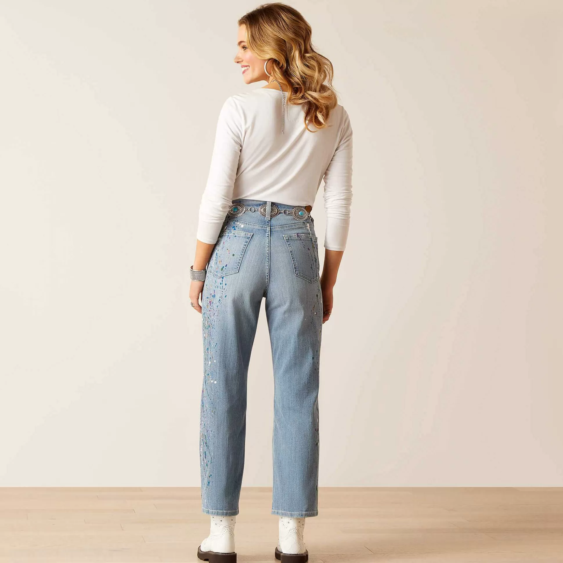 ariat Denim*Ultra High Rise Jazmine Straight Jean