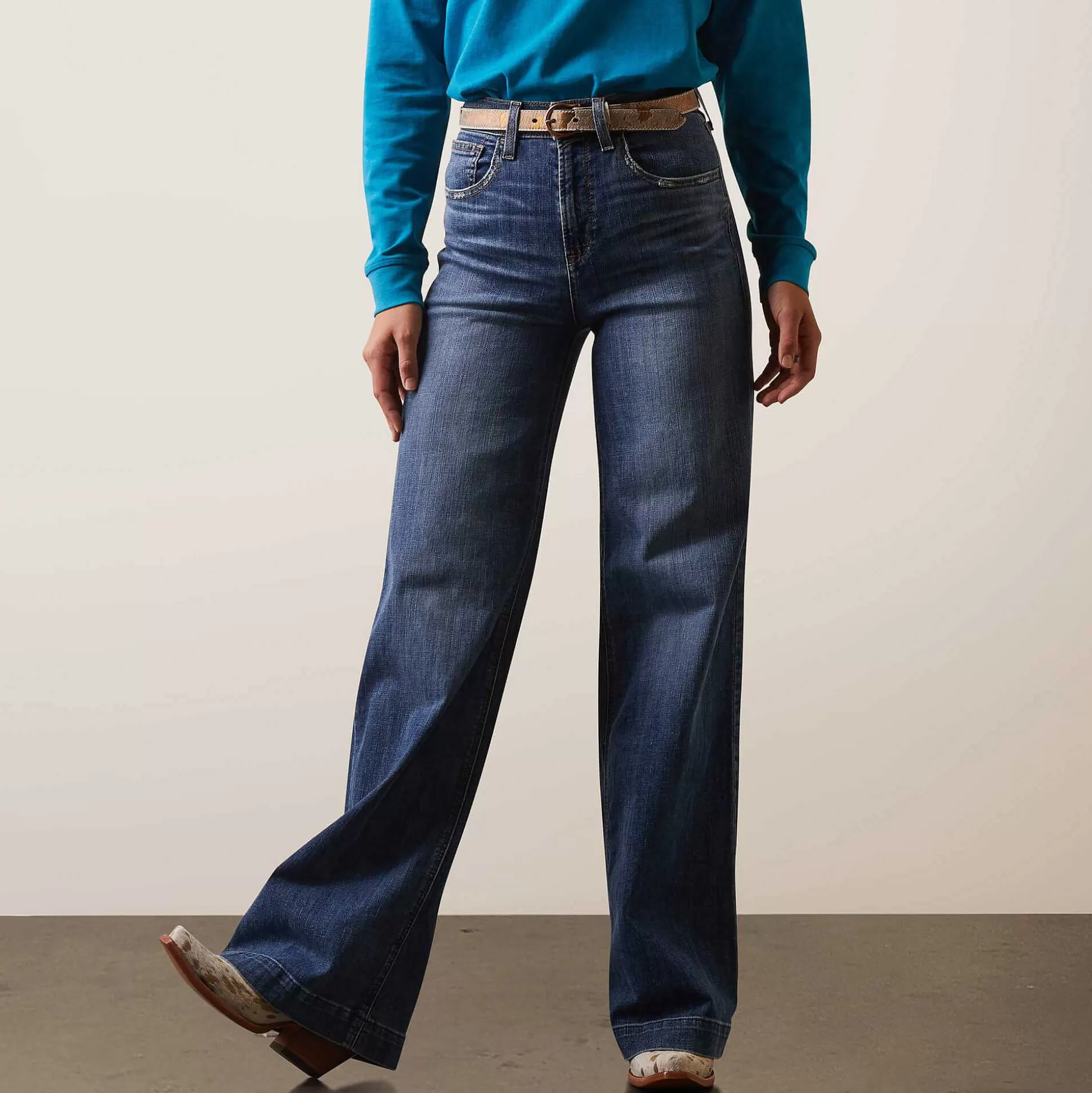 ariat Denim*Ultra High Rise Jazmine Wide Leg Jean