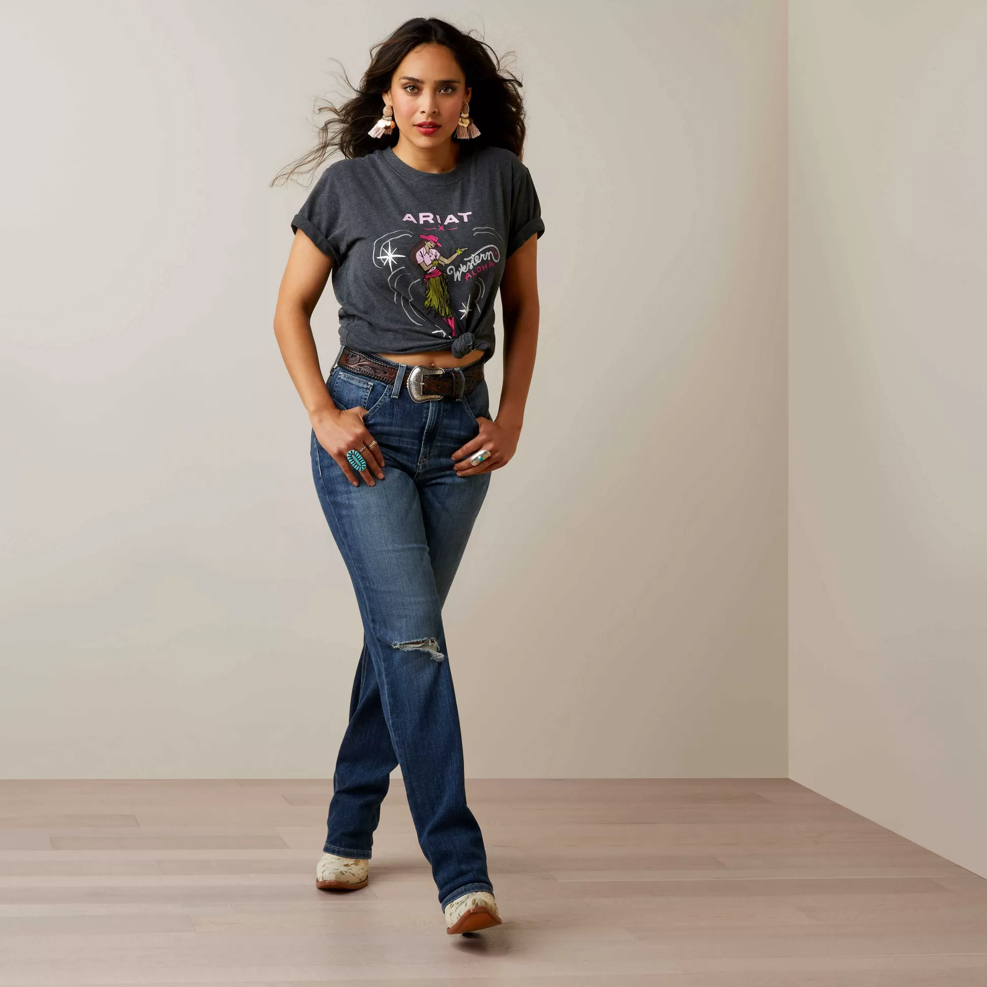 ariat Denim*Ultra High Rise Reece Straight Jean