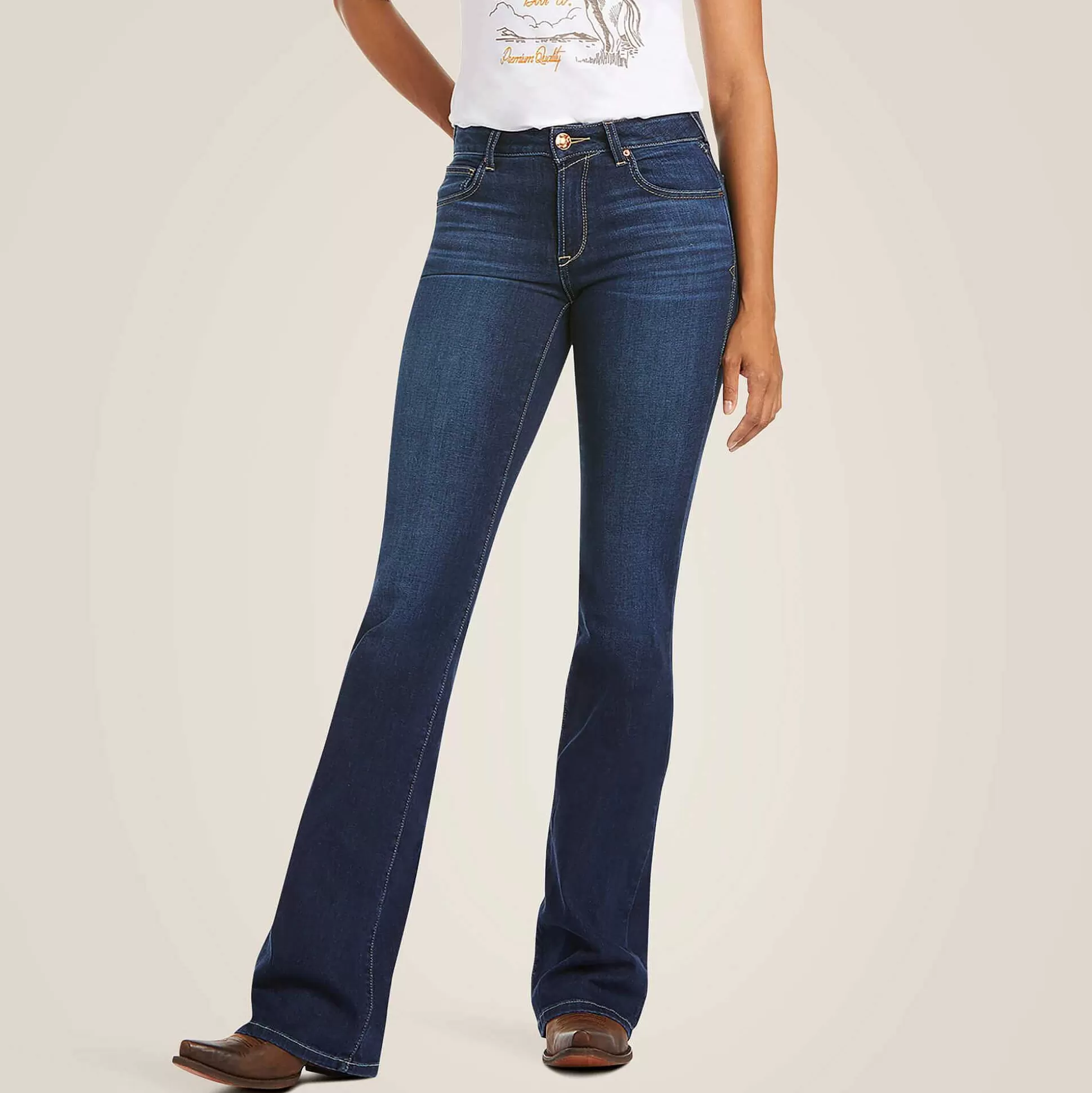 ariat Denim*Ultra Stretch Perfect Rise Katie Flare Jean