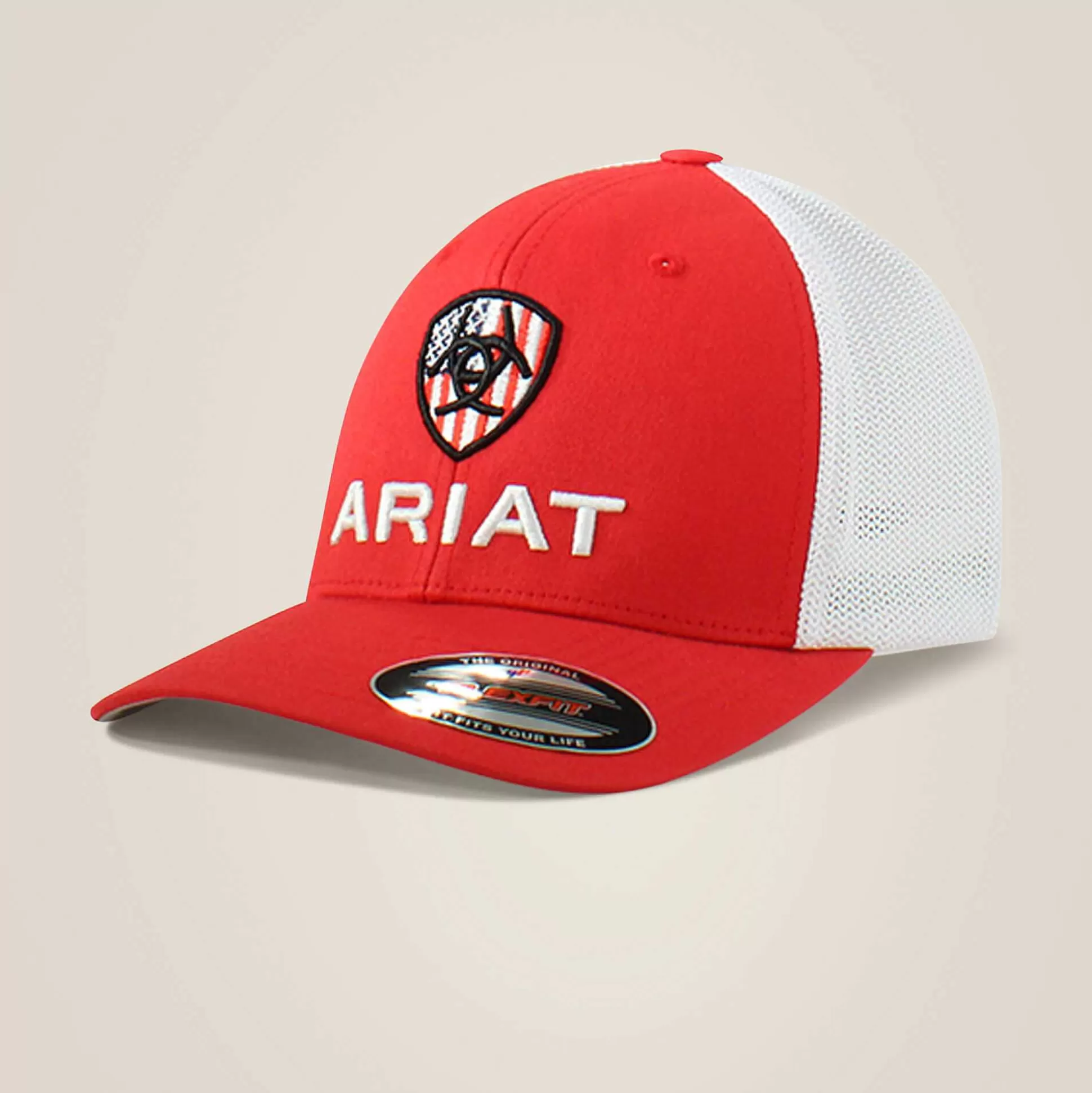 ariat Hats & Caps*Usa Flag Shield Logo Cap