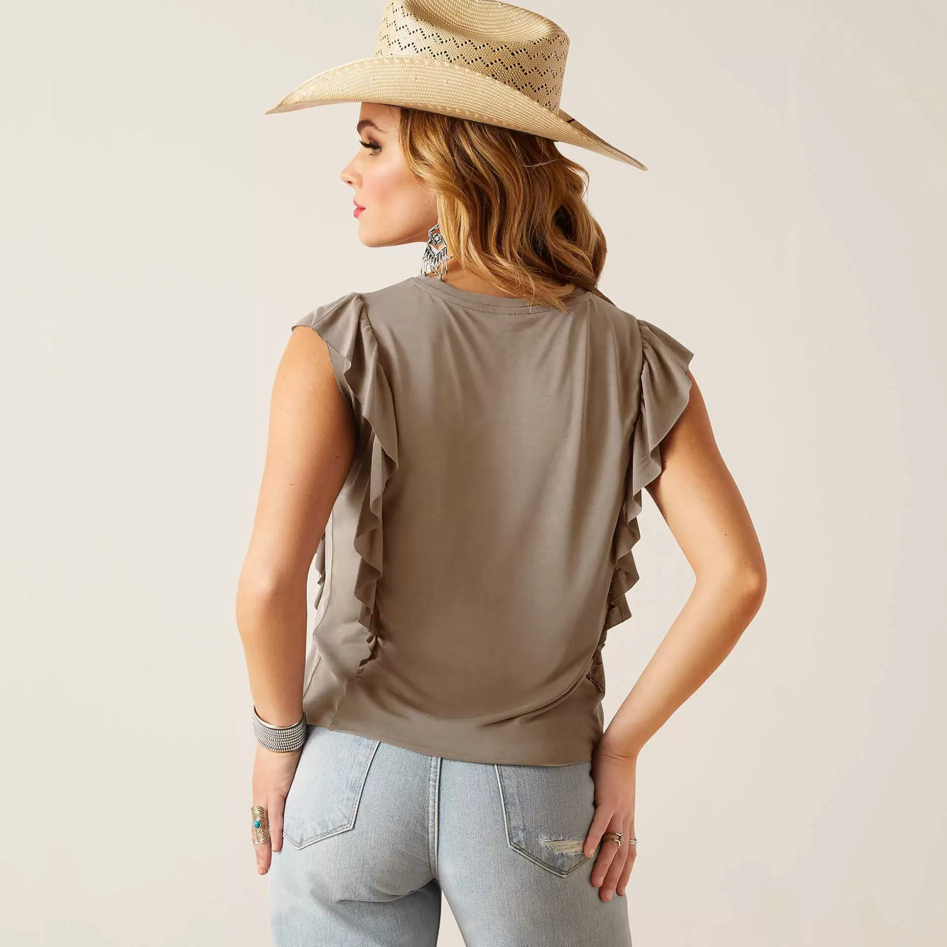 ariat T-Shirts & Tops*Washed Jersey Tank