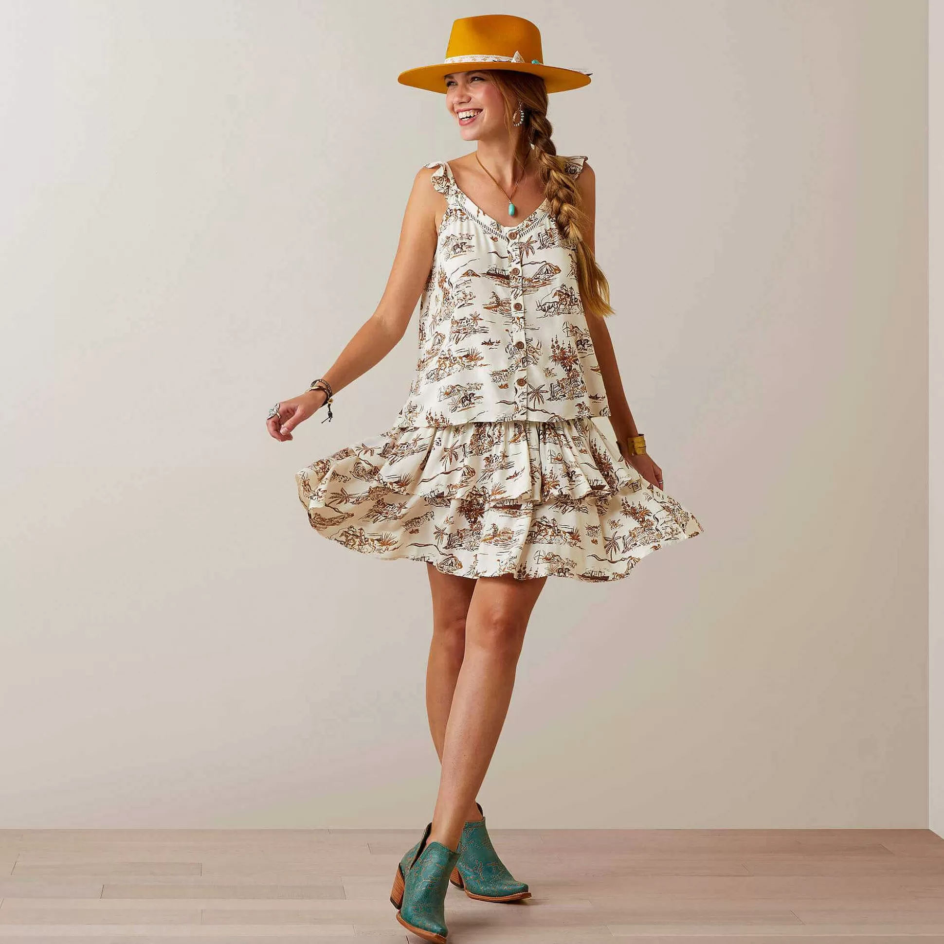 ariat T-Shirts & Tops*Western Aloha Top