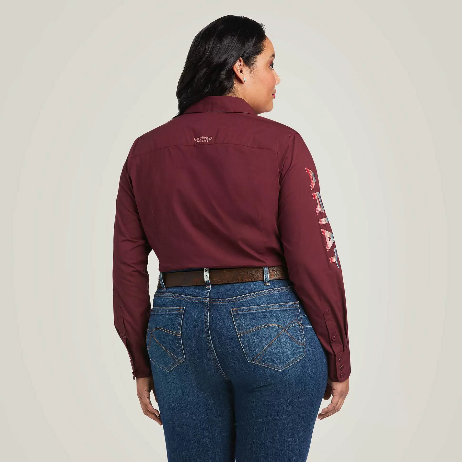 ariat T-Shirts & Tops*Wrinkle Resist Team Kirby Stretch Shirt